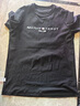 Tommy Hilfiger 湯米 希爾費格 男裝夏季男款圓領(lǐng)短袖上衣 純色打底T恤男 黑色-1985T恤 L （80-90kg） 曬單實(shí)拍圖