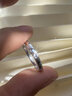 七可情侶對(duì)戒閉口純銀一對(duì)仿真鉆結(jié)婚戒指情侶款紀(jì)念日生日禮物送女友 【閉口版】初心對(duì)戒+品牌禮盒 曬單實(shí)拍圖