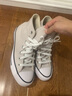 匡威（Converse）官方 All Star男女帆布鞋運(yùn)動(dòng)鞋慵懶灰灰色171265C 171265C 36 曬單實(shí)拍圖