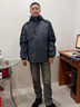森州狼爪沖鋒衣男女衣褲套裝戶(hù)外三合一可拆卸防風(fēng)保暖三件套團購定制logo 男灰色+黑褲 XL 曬單實(shí)拍圖