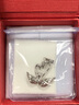 菜百首飾 鉑金吊墜 鉑金Pt950天生一對天鵝吊墜 計價 BJ 鉑金吊墜 約4.11g 曬單實拍圖