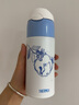 膳魔師（THERMOS）吸管杯保溫杯真空316不銹鋼單手開啟車載IP卡通水杯子TCMI-400S 海洋系列二代 400ml 曬單實拍圖