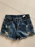 安卡丹牛仔短褲女生新款夏寬松顯瘦韓版百搭刺繡釘珠破洞外穿熱褲子9912 藍色 26 曬單實(shí)拍圖