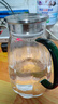 青蘋(píng)果高顏值冷水壺玻璃耐高溫大容量涼白開(kāi)水壺涼水杯透明冷泡壺涼茶壺 南瓜壺1600ML【304鋼蓋】 曬單實(shí)拍圖