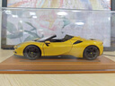 MOONCHILD高端1:18法拉利SF90汽車(chē)模型仿真合金跑車(chē)男送送給男朋友生日禮物 法拉利SF90敞篷版金色+實(shí)木場(chǎng)景 曬單實(shí)拍圖