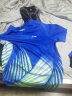 李宁（LI-NING）羽毛球服男款速干套装短袖AAYQ067-1+短裤晶蓝色3XL 实拍图