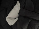 優(yōu)艾絲（UAISI）白鵝絨羽絨服女中長款加厚連帽保暖冬季鵝絨韓絨服女鵝絨服寬松 黑色 M 適合105-120斤 曬單實拍圖
