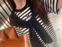 MO&Co.連帽披肩MC刺繡黑白條紋連衣裙兩件套氣質(zhì)設計感裙子女摩安珂 黑白條色-第1批 S 160 曬單實(shí)拍圖