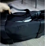 袋鼠輕便出差旅行包男手提行李包袋大容量旅游單肩背包健身包 黑色大號【送手包】 曬單實(shí)拍圖