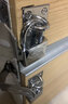 格瑪斯抽屜鎖免開(kāi)孔兒童防護轉角柜門(mén)鎖家具柜子鎖帶鎖鎖扣掛鎖門(mén)鼻子 抽屜扣不帶鎖（免釘+打孔） 曬單實(shí)拍圖