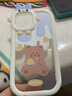 雅思戀 趣味卡通兔子小熊適用iPhone14手機殼蘋果13promax全包防摔12/11硅膠軟殼女款 藍(lán)杏奶油 蛋糕小熊 iPhone 13 曬單實拍圖