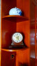 康巴丝（Compas）台式电波座钟客厅复古实木电子时钟台钟钟表书房卧室电波钟 SZZD2233M 实拍图