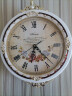 汉时（Hense）客厅双面挂钟欧式时钟时尚创意钟表现代两面挂表经典石英钟表HDS01 HDS01-2白色大号 实拍图