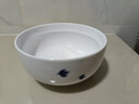 景德鎮(zhèn)陶瓷手繪青花陶瓷大面碗家用不燙手湯碗飯碗單個餐具微波爐可用 飛鳥大面碗單個 曬單實拍圖