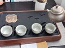 凡作實(shí)木仿烏金石茶盤(pán)干泡茶臺儲水式排水式家用辦公瀝水式茶托盤(pán) 7黑檀色-長(cháng)韻茶盤(pán)【小】 曬單實(shí)拍圖
