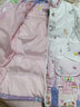 G.DUCKKIDS女童羽絨服免洗易打理2024新款冬裝女孩90白鴨絨加厚中長款外套 兔子粉 130 建議7-8歲 曬單實拍圖