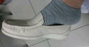 內(nèi)聯(lián)升女鞋 護士鞋 工作鞋豆豆鞋女式軟牛皮休閑鞋女士皮鞋 1044C 米白色1044C 36 曬單實拍圖