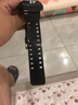 適配卡西歐拆彈專(zhuān)家黑金gshock手表帶GA110 GD100 110 120運動(dòng)男硅膠表帶16MM 亮光黑色：金色扣 16mm 曬單實(shí)拍圖