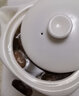 元兮 羊脂玉手抓壺茶具大號防燙 德化白瓷陶瓷三才蓋碗帶蓋雙耳青花日式 辦公室全手工茶碗泡茶器帶孔過(guò)濾 福祿手抓壺（羊脂玉白瓷） 曬單實(shí)拍圖