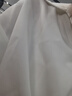 朗姿法式設(shè)計感通勤襯衣氣質(zhì)高級感夏季薄款上衣新款短袖襯衫 米白色 M 曬單實拍圖