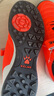 卡爾美（KELME）足球鞋魔術(shù)貼青少年免系帶碎釘TF透氣學(xué)生球鞋 熒光橙 38  曬單實(shí)拍圖