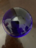 慈念 水晶球摆件 透明白色水晶球紫水晶客厅卧室装饰财位摆件工艺品 蓝色-小号 实拍图