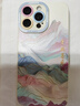 XP適用iphone15promax手機(jī)殼鏡頭全包蘋果15promax軟硅膠國潮男女高級感防摔帶掛繩-古董白國風(fēng)山水 曬單實(shí)拍圖