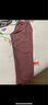 銅牛60支冰錦棉刺繡九分女褲 春夏新款女士休閑九分褲VK252 遠洲褐 M (165/90) 曬單實(shí)拍圖