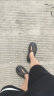 北极绒（Bejirog）夏天踩屎感洞洞鞋男夏季外穿网红沙滩防滑厚底时尚男士凉拖鞋户外 黑色【40-41】 实拍图