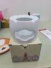容山堂陶瓷酒精爐煮茶壺加熱保溫底座溫茶器辦公花茶養生壺茶具 陶瓷酒精底座-瑞泉款月白 曬單實(shí)拍圖