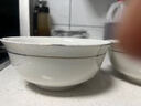 卡其派 碗碟套裝家用金邊景德鎮陶瓷餐具高檔輕奢歐式骨碟碗盤(pán)子組合碗筷 56頭方形金鑲玉套裝（微波爐適用） 曬單實(shí)拍圖
