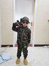 赤尹國潮童裝兒童迷彩服男童套裝秋冬裝小學(xué)生軍訓練服男孩衣服拉鏈衫 四件套（外套+長(cháng)褲+長(cháng)T+短T） 130 建議身高1.2米左右 曬單實(shí)拍圖