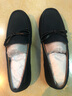百麗通勤樂福鞋豆豆鞋男款舒適羊皮蛋卷鞋單鞋A0930DM2 藍(lán)色-單里 39 曬單實拍圖
