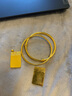 明牌珠寶實(shí)心黃金手鐲女款 足金光板素圈抽拉金手鐲AFI0177工費800 新潮款金鐲子 約35.34克 曬單實(shí)拍圖