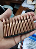 淘老板81杠項鏈 彈頭項鏈 戰(zhàn)狼項鏈 彈殼工藝品 真殼真頭 十枚95鋼鍍銅實心頭彈頭+原裝橋片 曬單實拍圖