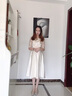 塞德勒晚禮服女2025新款秋優(yōu)雅中長(zhǎng)款香檳色伴娘服派對(duì)小禮服名媛 香檳色圓領(lǐng) L 曬單實(shí)拍圖