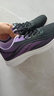 鴻星品大碼女鞋41一43運動(dòng)鞋2025秋季超輕軟底晨練跑步鞋透氣休閑鞋 黑紫a款 42 曬單實(shí)拍圖