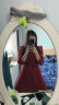 VEROMODA新款甜美气质纹理感公主裙女|32237C026 S97澳木红色 165/84A/M 晒单实拍图