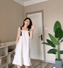 彌夢(mèng)芝芯帶胸墊純棉吊帶睡裙女孕婦夏季性感韓版學(xué)生可愛(ài)睡衣女士家居服 G8010吊帶裙 M 女款帶胸墊 曬單實(shí)拍圖