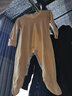 Iceagezoo A類(lèi)3件裝嬰兒棉親膚寶寶長(cháng)袖爬服春秋哈衣新生兒包手包腳連體衣 金黃兔子3件裝 66cm 3-6個(gè)月 曬單實(shí)拍圖