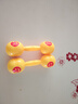 艾美頓兒童啞鈴幼兒園小學(xué)練臂肌玩具寶寶健身家用塑料小亞玲早操器械 黃色兒童啞鈴【1對-單個(gè)55g】 曬單實(shí)拍圖