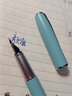 畢加索（pimio）916新款馬卡龍鋼筆依金筆財務(wù)特細鋼筆學(xué)生用男女辦公書(shū)法練字送學(xué)生送禮 天青藍 0.35mm（特細筆） 曬單實(shí)拍圖