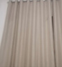 水星家纺窗帘免打孔卧室遮光隔音窗帘杆整套遮阳帘460宽×270高cm米色 实拍图