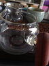 木把玻璃公道杯功夫茶具配件分茶器加厚耐熱創(chuàng)意側(cè)把公杯茶漏套裝 木把公杯02 曬單實(shí)拍圖