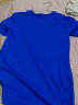 李宁（LI-NING）羽毛球健身运动户外跑步训练休闲短袖T恤ATSP503-3 蓝色 L码 男款 实拍图