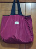 蕙意蕙純色抽繩束口袋環(huán)保購物袋可折疊方便攜帶媽媽市場(chǎng)收納買(mǎi)菜袋時(shí)尚 深紅色 大號尺寸52*42CM 曬單實(shí)拍圖