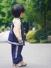 巴拉巴拉童裝男童外套學(xué)院棒球服秋上衣寬松 深藍(lán)80821 100 cm 曬單實(shí)拍圖