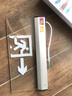 鋼化玻璃安全出口指示燈疏散指示牌 LED消防應急燈安全出口標志燈 樓宇應急照明燈逃生消防器材 雙面鋼化玻璃LED安全出口 曬單實拍圖