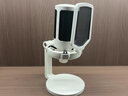 非梵迪（FIFINE）麥克風電腦usb游戲直播錄音RGB手機視頻降噪筆記本臺式機桌面專業(yè)話筒收音麥A6粉色 曬單實拍圖