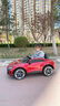 EZF奧迪兒童電動(dòng)車四輪帶遙控寶寶玩具送對(duì)象生日七夕情人節(jié)禮物 版烤漆酒紅/遙控/12V大電瓶/軟座 電力驅(qū)動(dòng) 曬單實(shí)拍圖